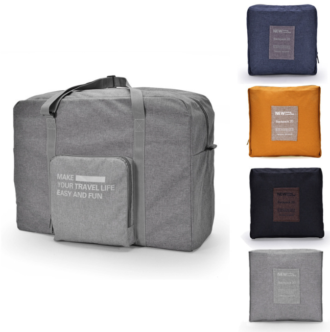 Skládací cestovní taška na kufr - Složený stav 20x18 cm, Rozložený 45x35 cm