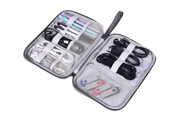 Travel organizer for cables