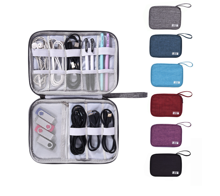 Travel organizer for cables