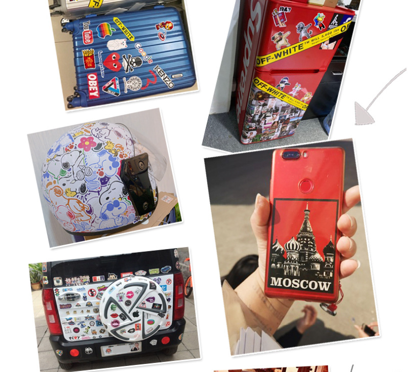 Tiger Stickers 50pcs - 50 different stickers