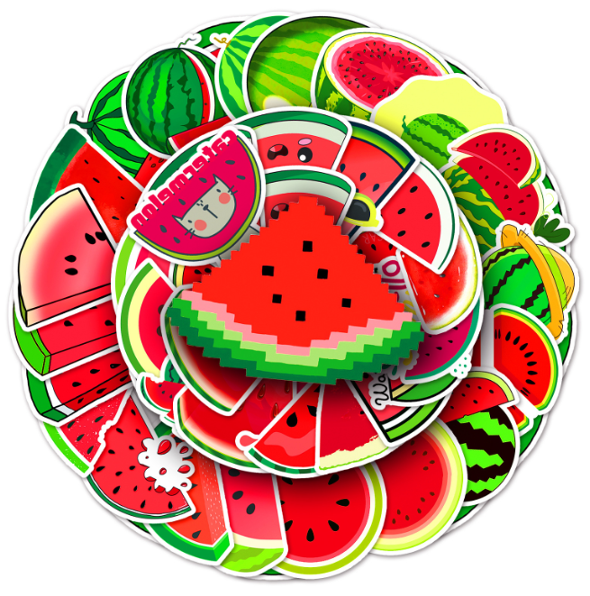 Stickers melon 50pcs - 50 different stickers