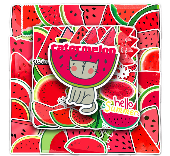 Stickers melon 50pcs - 50 different stickers