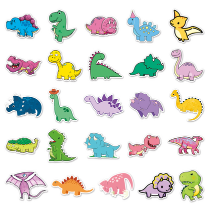 Samolepky Dinosaurus  50ks - 50 odlišných samolepek