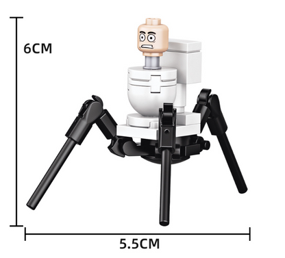 Stavebnice skibidi toilet Speakerman titan 24x15 cm, 470 ks