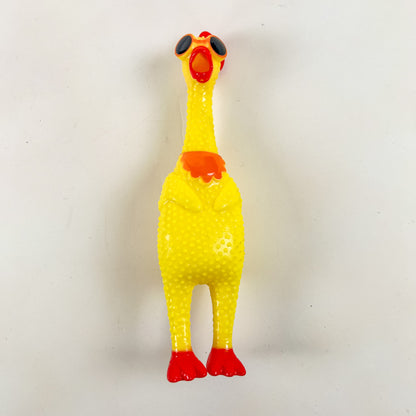 ANNAM Pískací kuře s brýlemi pro pejsky 32 cm