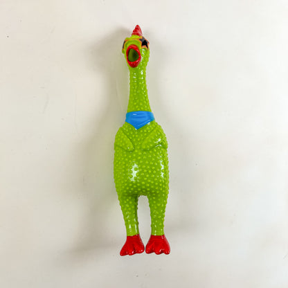 ANNAM Pískací kuře s brýlemi pro pejsky 32 cm
