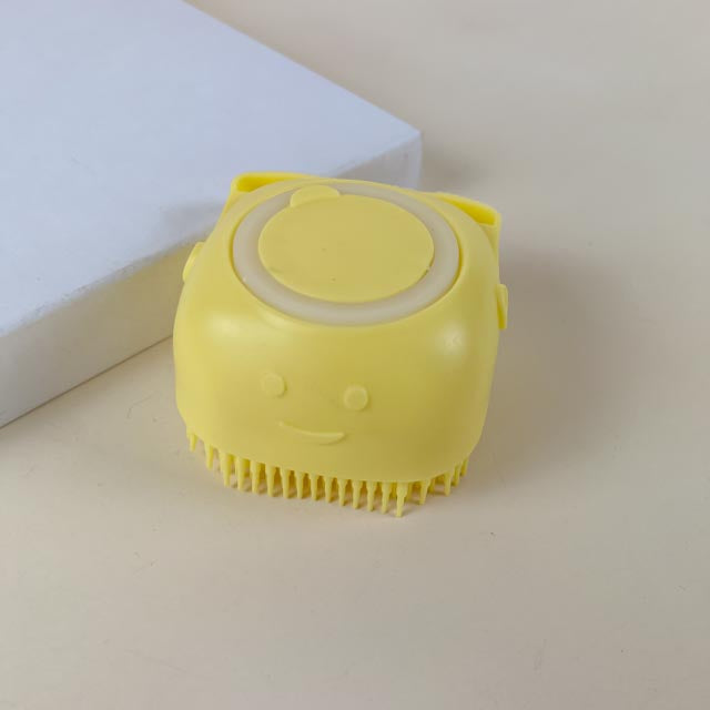 Čisticí kartáč silikonový pro mazlíčky na šampon 8x 7,5 cm
