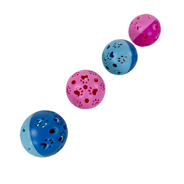 Plastic ball rattling 5cm, set 2pcs