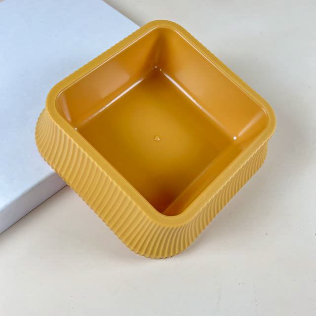 A bowl for feed with stainless steel bowl