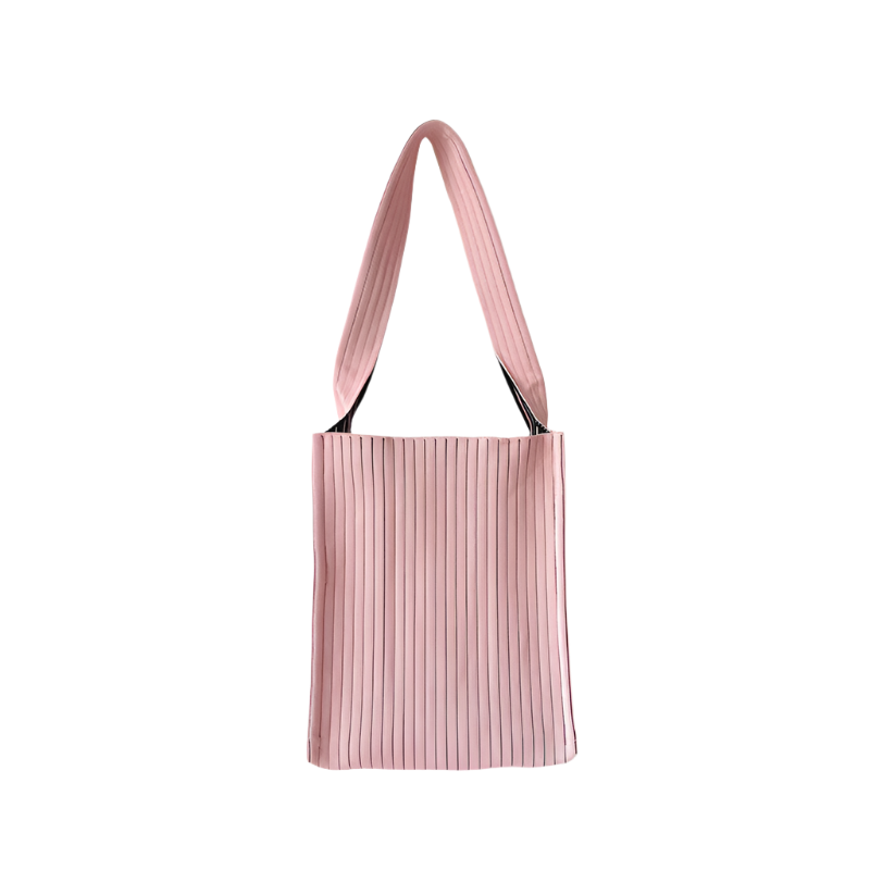 Pinstriped Pleasure Tote Světle růžová