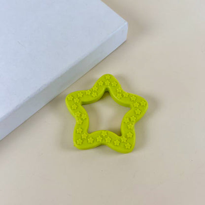 A rubber star for dogs