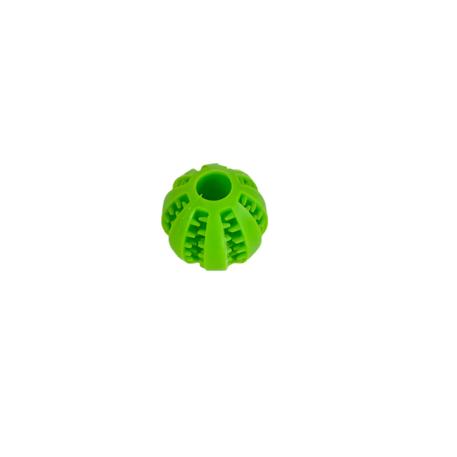 Rubber ball for treats for dogs