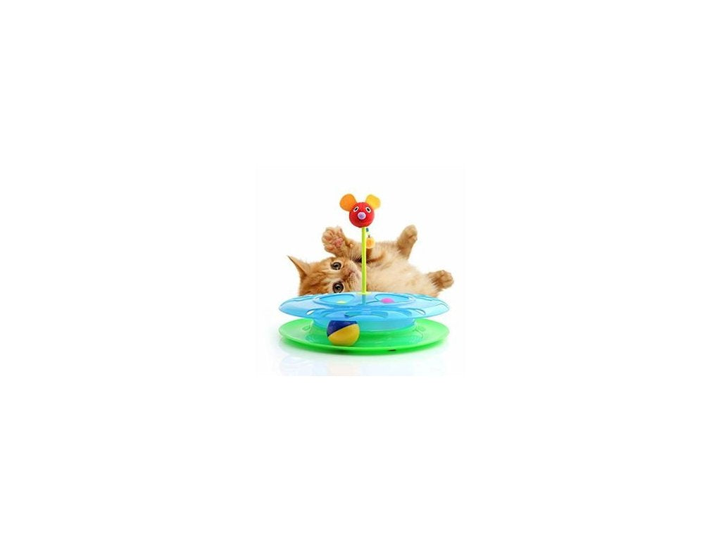 Cat toy with balls and mouse 30cm