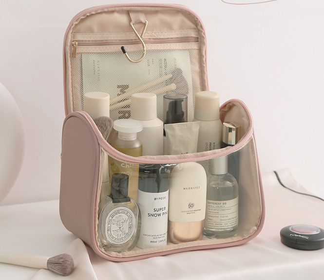 Travel organizer for cosmetics