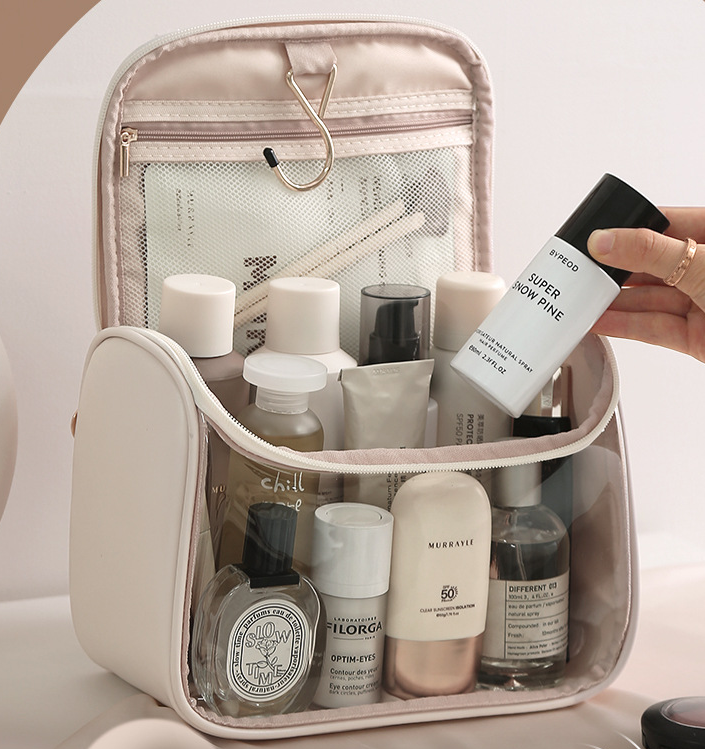 Travel organizer for cosmetics