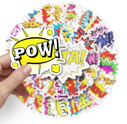 Stickers boom 50pcs - 50 different stickers