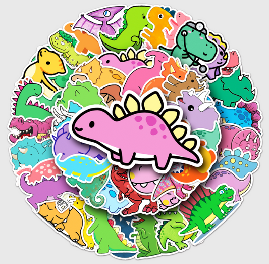 Dinosaurus 50pcs - 50 different stickers
